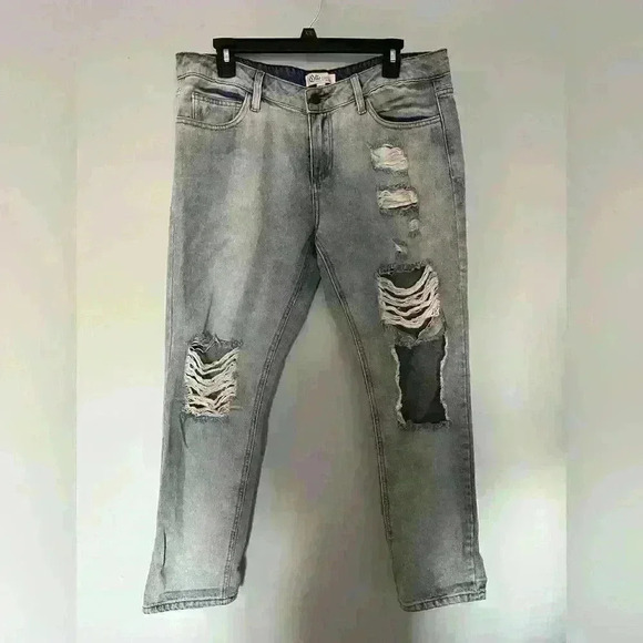 Cello Distressed Boyfriend Jeans Size 11 - Picture 1 of 5